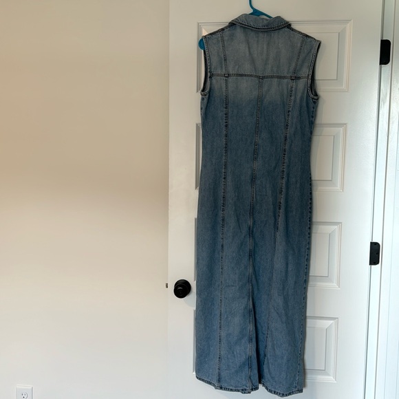 Zara Denim Maxi Dress NWT Size Medium - Picture 13 of 13